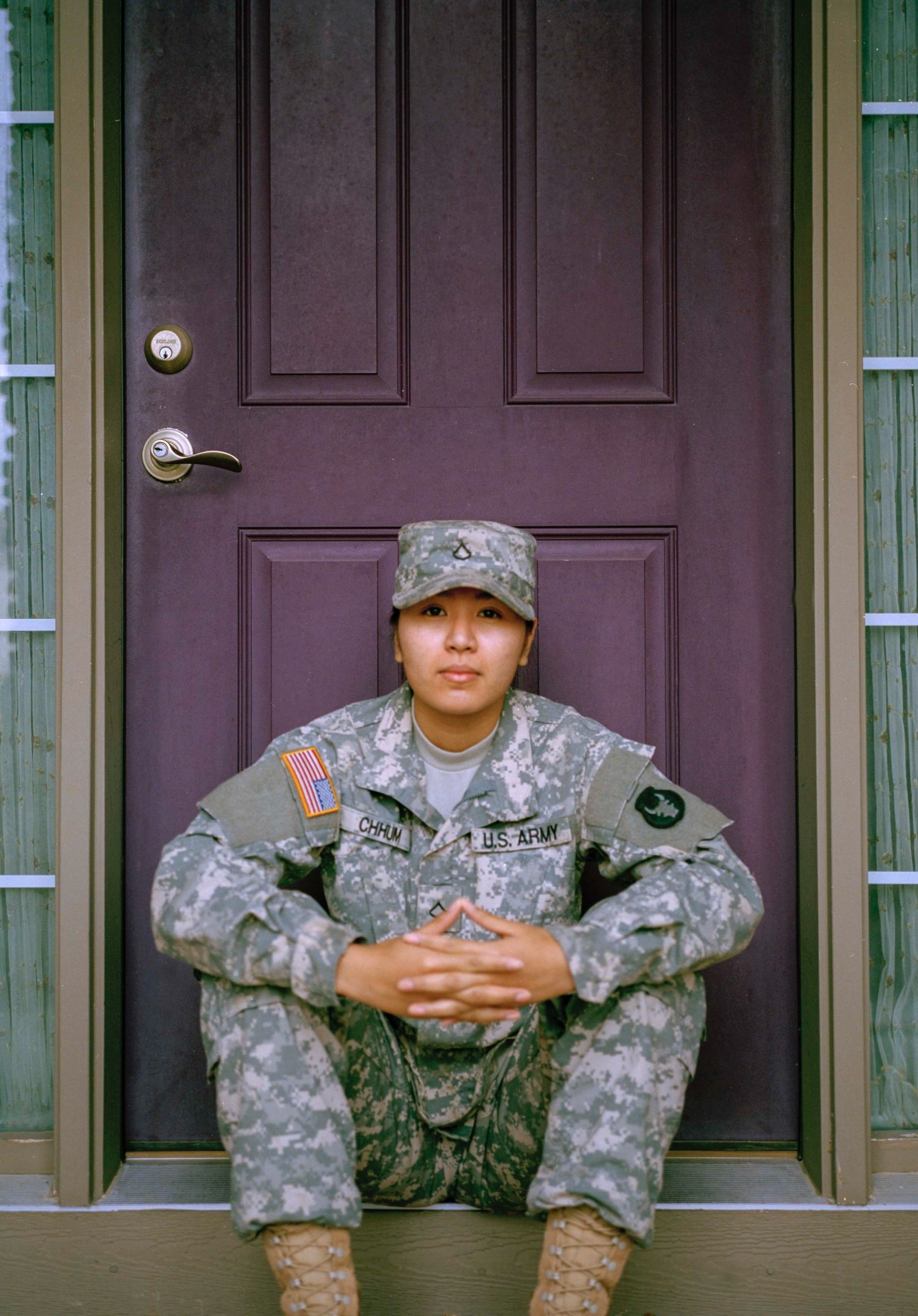 VA service member at home